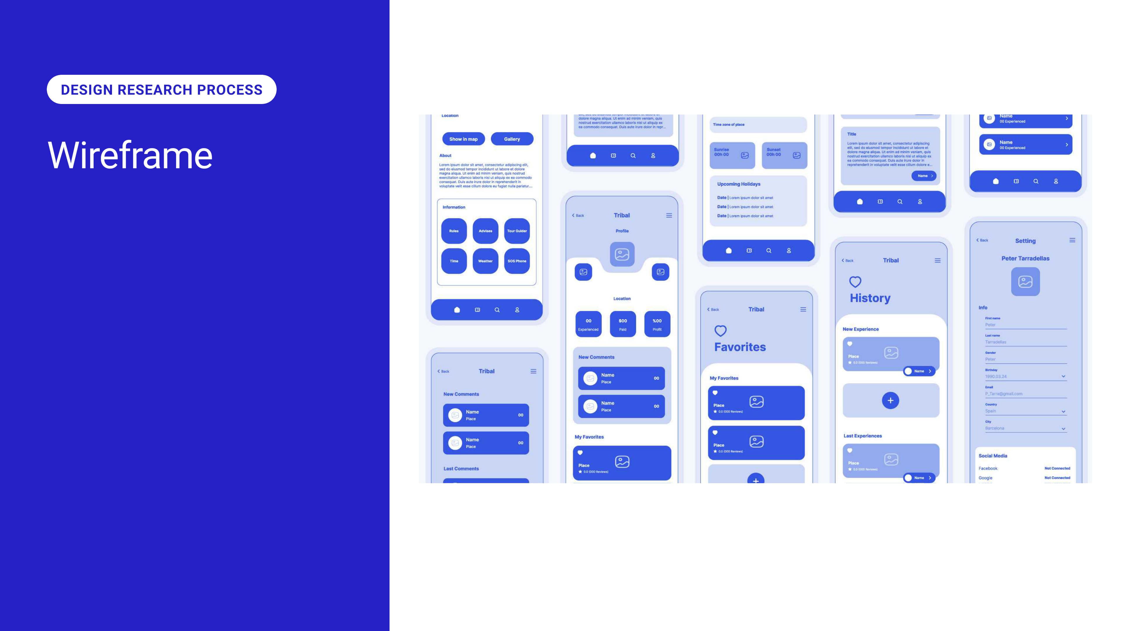 Tribal Wireframe